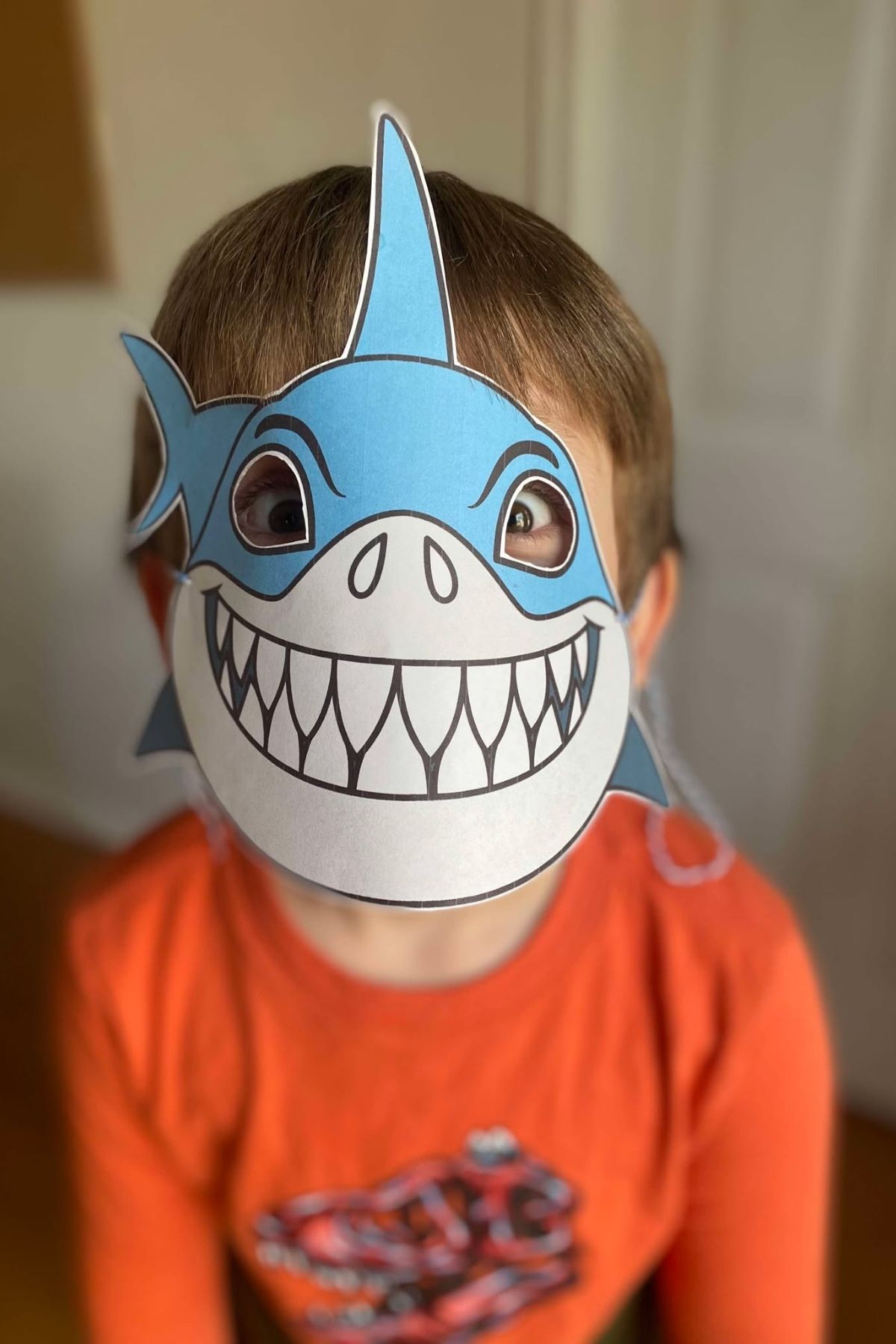 Shark Mask Printable Free Template Shark Mask Printable Free Template