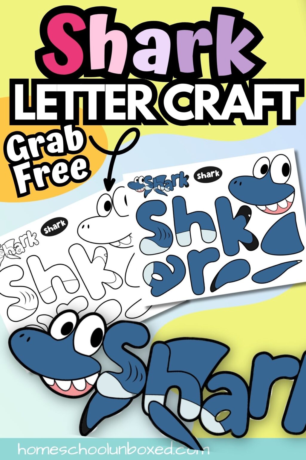 Shark Letter Craft (Free Printable)
