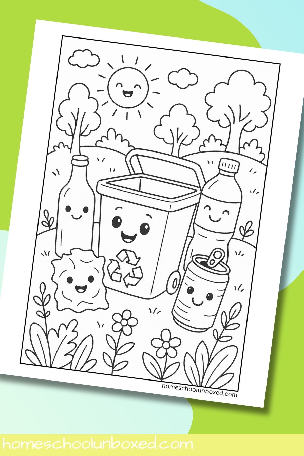 Earth day coloring pages.