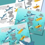 Shark life cycle diagrams.