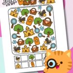 Kids June I Spy activity.