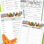 June vocabulary worksheets.