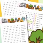 June word search with answer key.