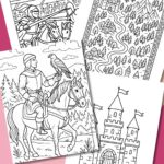Middle ages coloring pages.