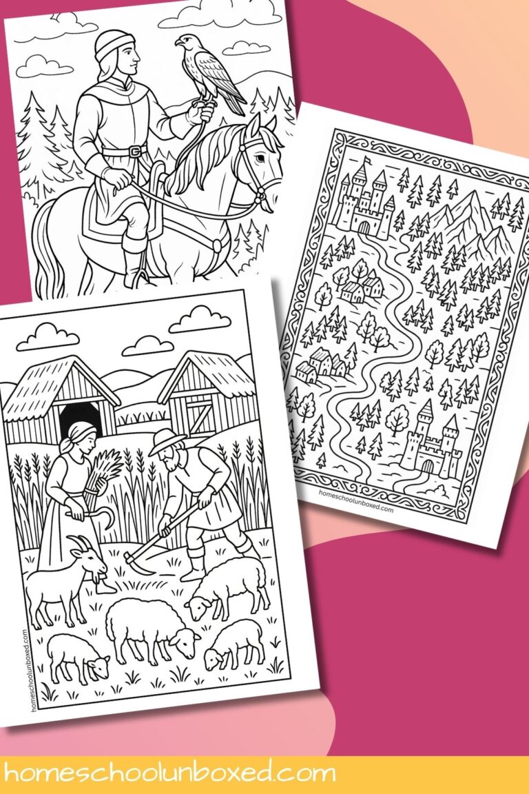 Middle Ages Coloring Pages