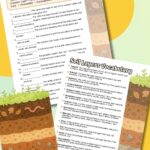 Soil vocabulary worksheet.