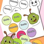 Days of the week caterpillar.