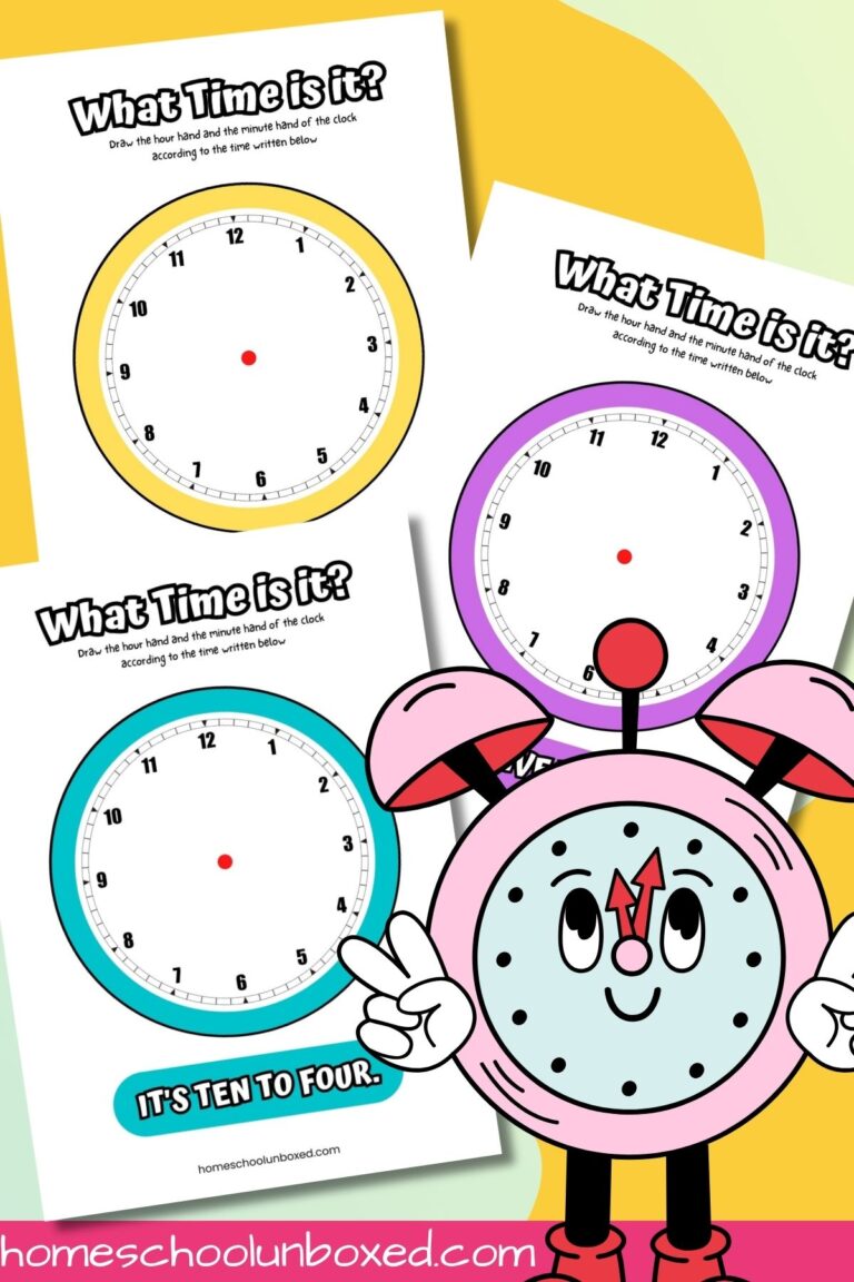 What time is worksheets for kids.