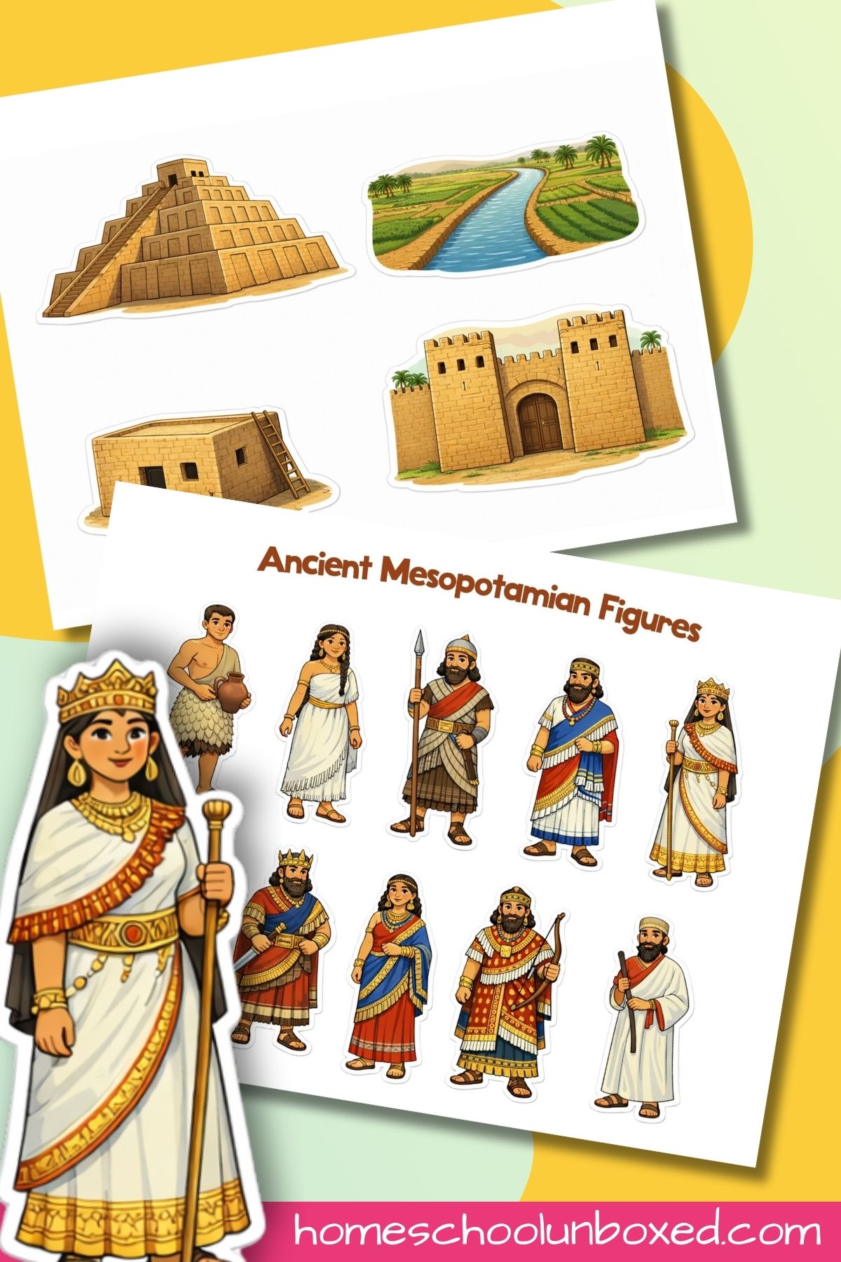 Mesopotamian Cut Out Figures.